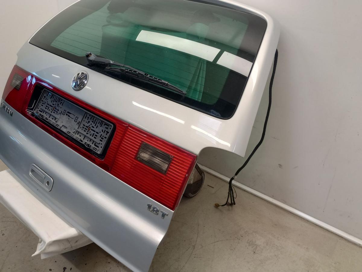 VW Sharan orig Heckklappe mit Scheibe Bj 2002 LB7Z Satinsilber