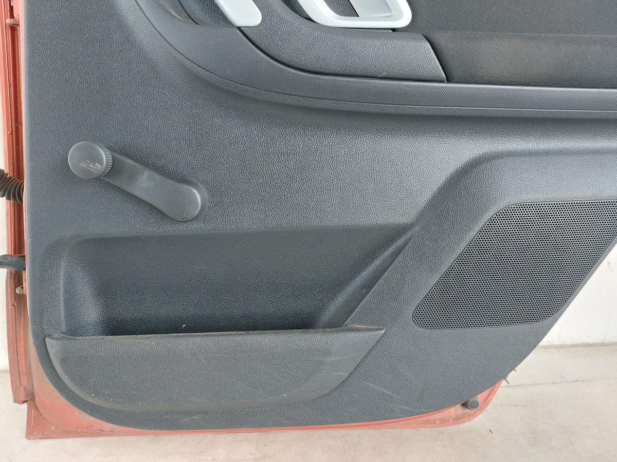 Skoda Fabia 5J T&uuml;r hinten rechts Fondt&uuml;r Rohbau LF3H Tangerine 06-14 5trg