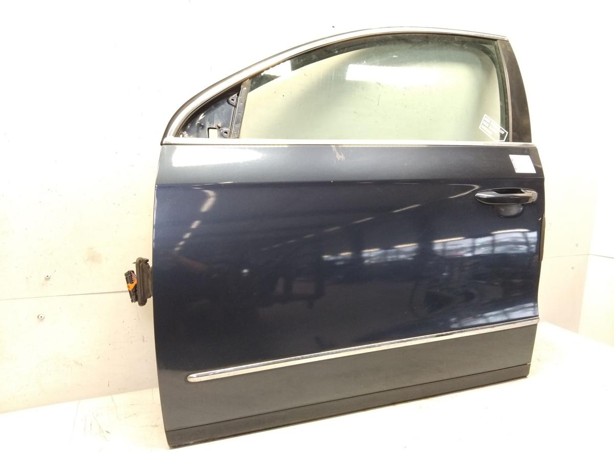 VW Passat 3C B6 Tür vorn links Fahrertür bluegraphitmetallic LC5F BJ2007