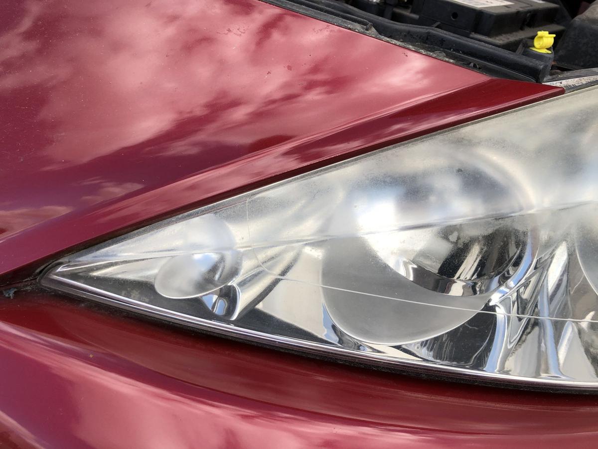 Peugeot 207 WA WC Scheinwerfer links Hauptscheinwerfer Valeo Tr&uuml;bung OEM