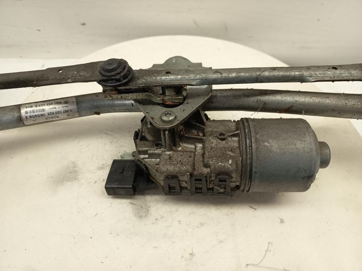 VW Polo 9N3 original Wischermotor vorne mit Gest&auml;nge Baujahr 2009