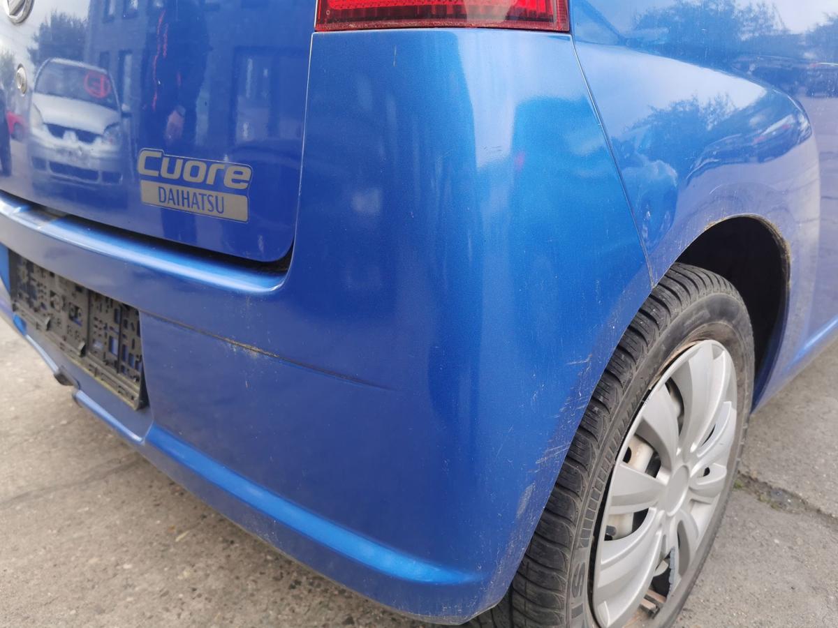 Daihatsu Cuore 251 Stossfänger Stossstange Bumper hinten B51 Blue Perl metallic