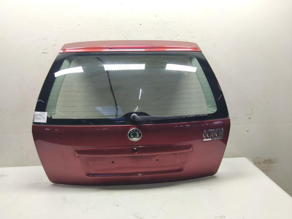 Skoda Octavia 1U Kombi Heckklappe 9892 Flamencorot mit Heckscheibe BJ2005