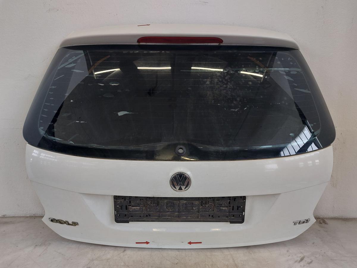 VW Golf 5 1KM Variant Heckklappe mit Heckscheibe Kombi LR9A weiss ROST