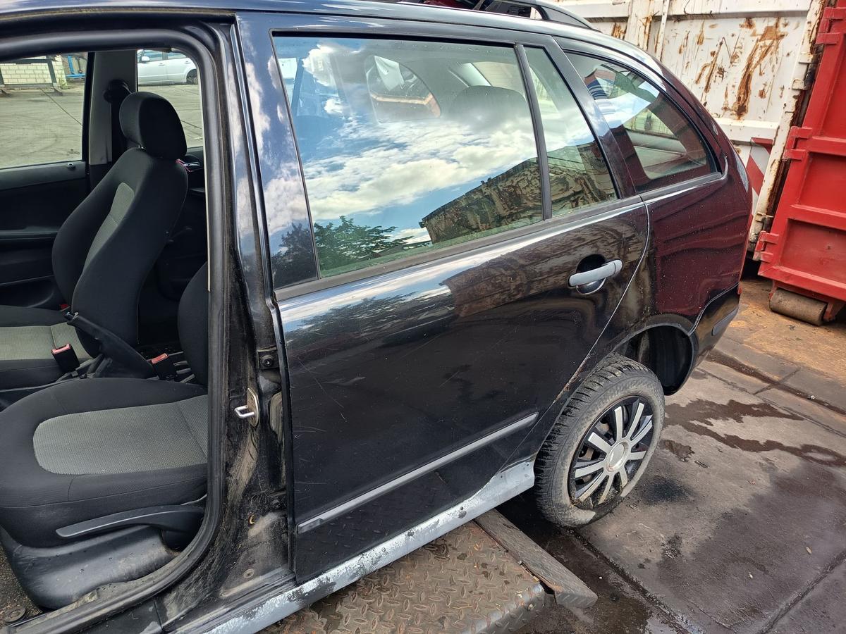 Skoda Fabia 6Y Combi original T&uuml;r hinten links Fond F9R Black Magic Bj 2004