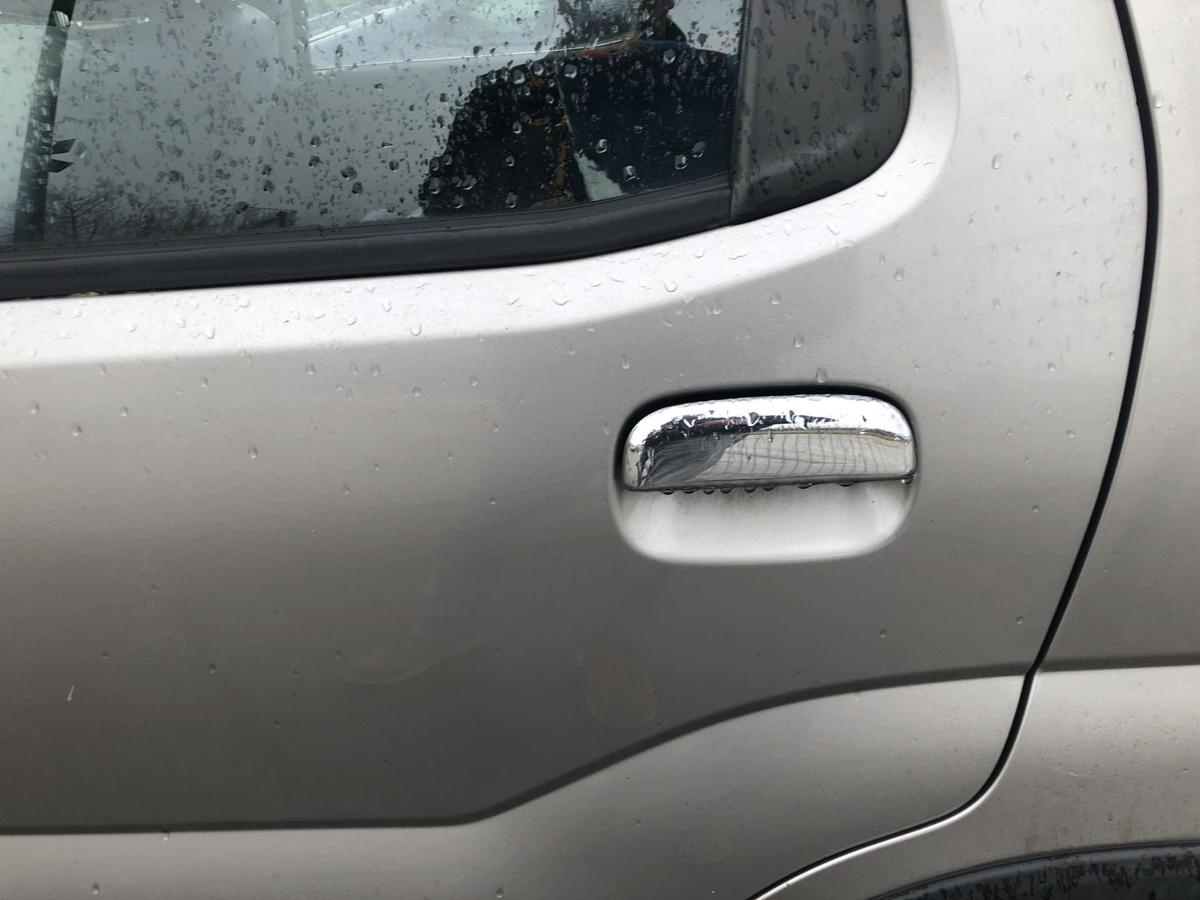 Suzuki Ignis Typ MH T&uuml;r hinten links Rohbau Autot&uuml;r Fondt&uuml;r silber