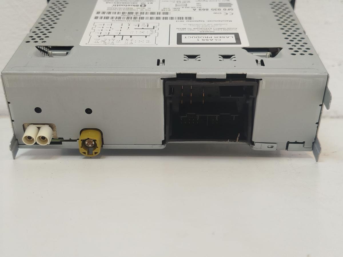 Seat Leon 5F Radio Autoradio Modell Entry Plus OEM ohne Code