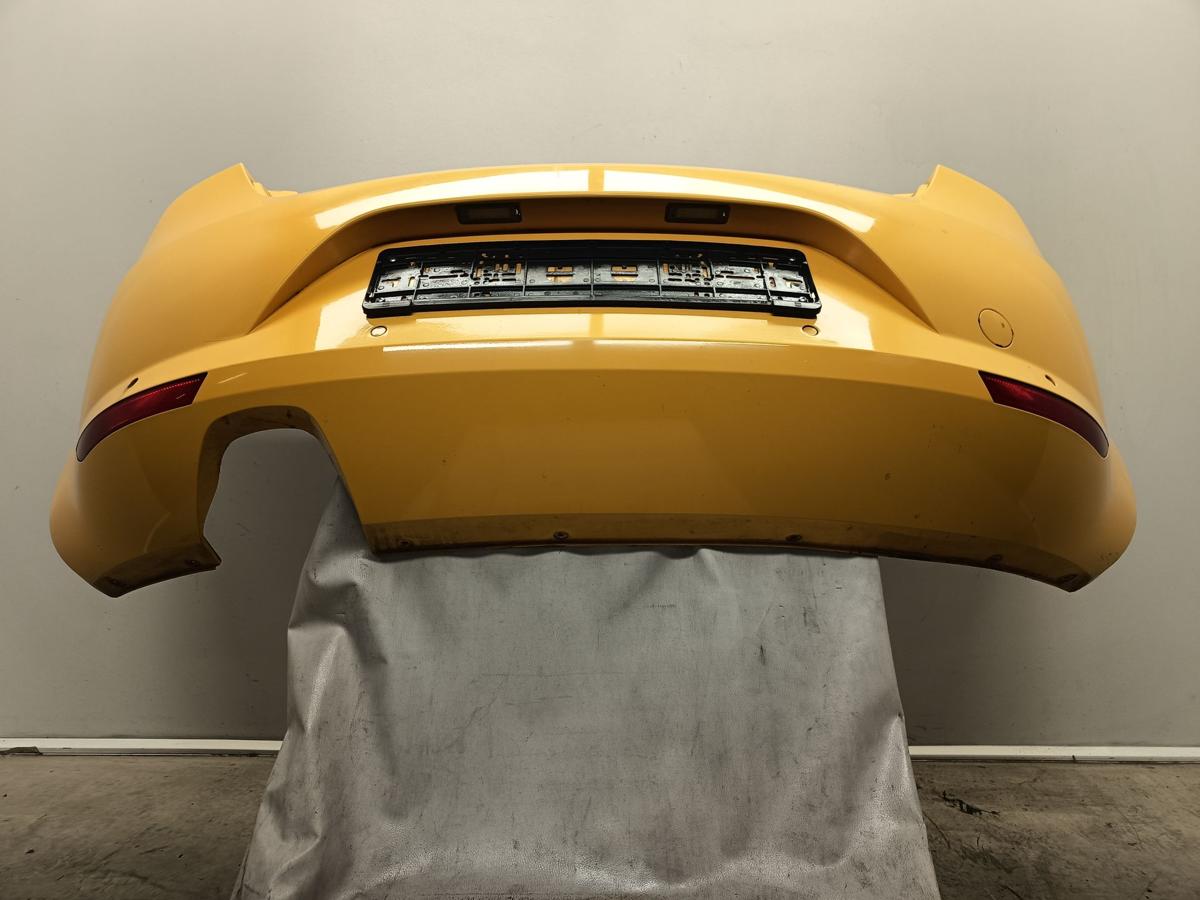Seat Leon 1P Bj 2006 original Stoßfänger hinten PDC LS1A Amarillo Crono Gelb