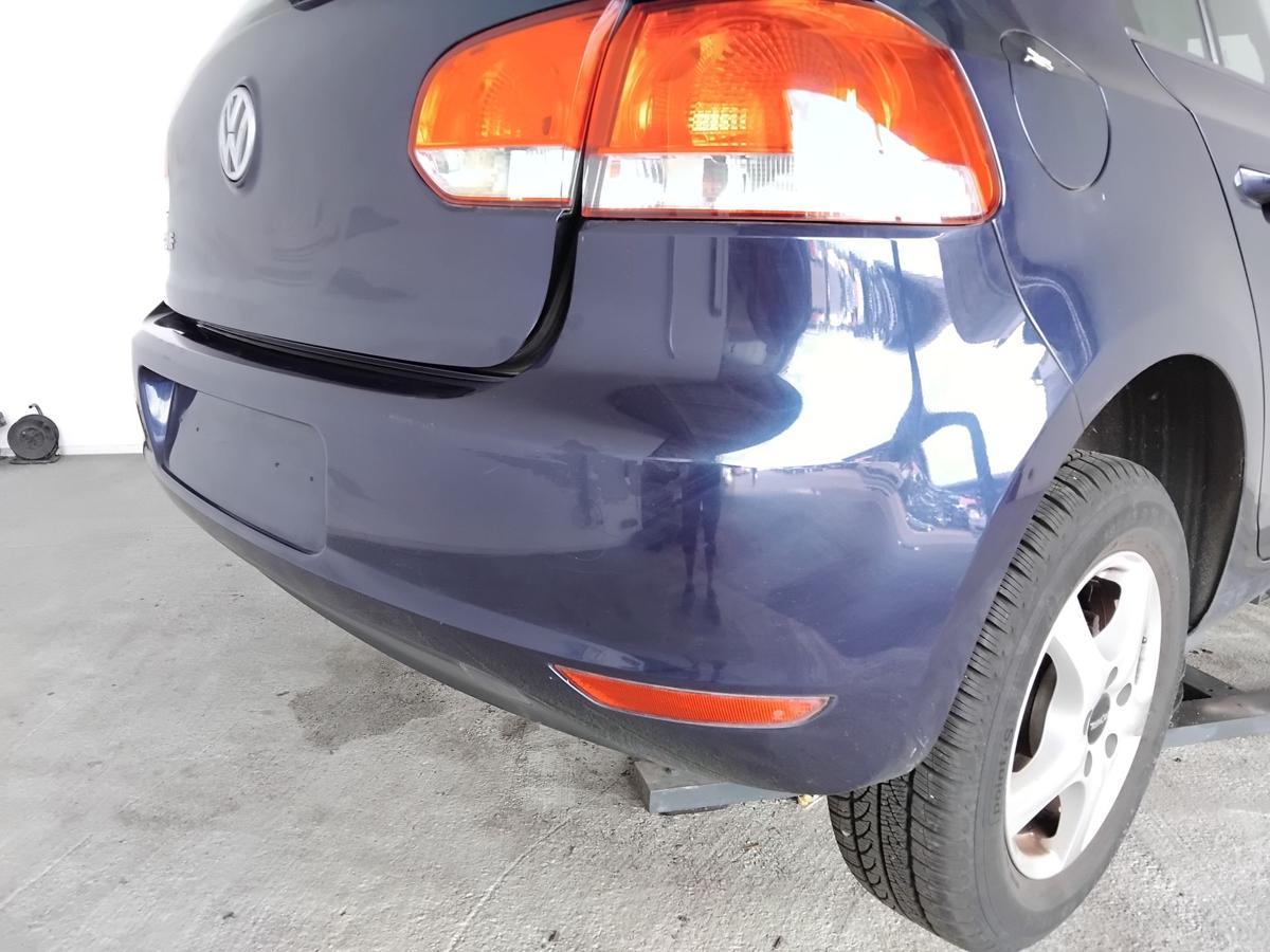 VW Golf 6 Fließheck orig. Stoßfänger Stoßstange hinten BJ2010 LD5Q Shadow Blue