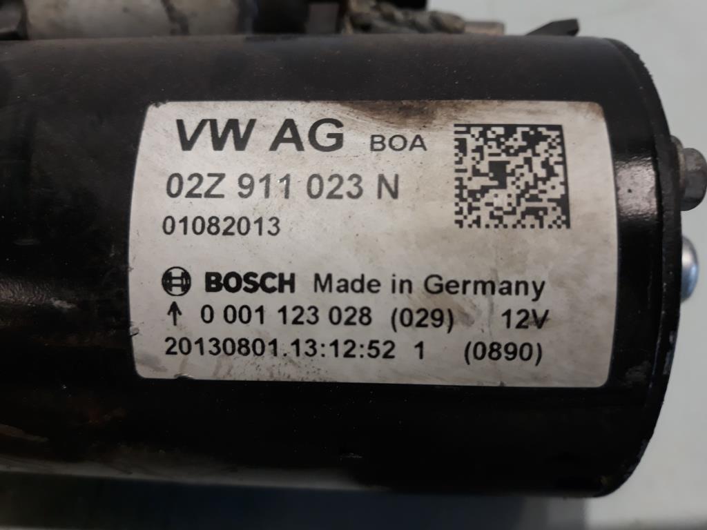 Skoda Rapid NH Anlasser Starter 02Z911023N 0001123028 BOSCH BJ2014