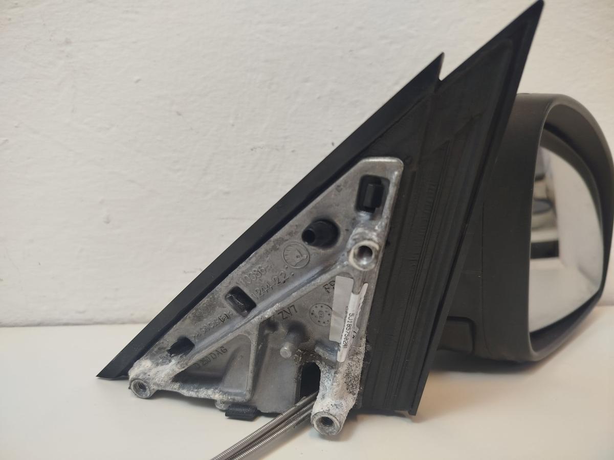 Skoda Fabia 5J Au&szlig;enspiegel rechts Spiegel R&uuml;ckspiegel manuell unlackiert OEM