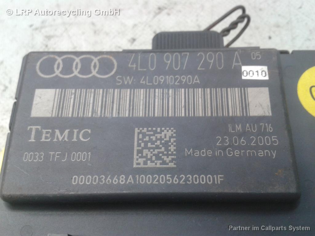 Audi Q7 4L Bj.2006 Steuergerät Bordnetz hinten 4L0910290A Temic 0033TFJ0001
