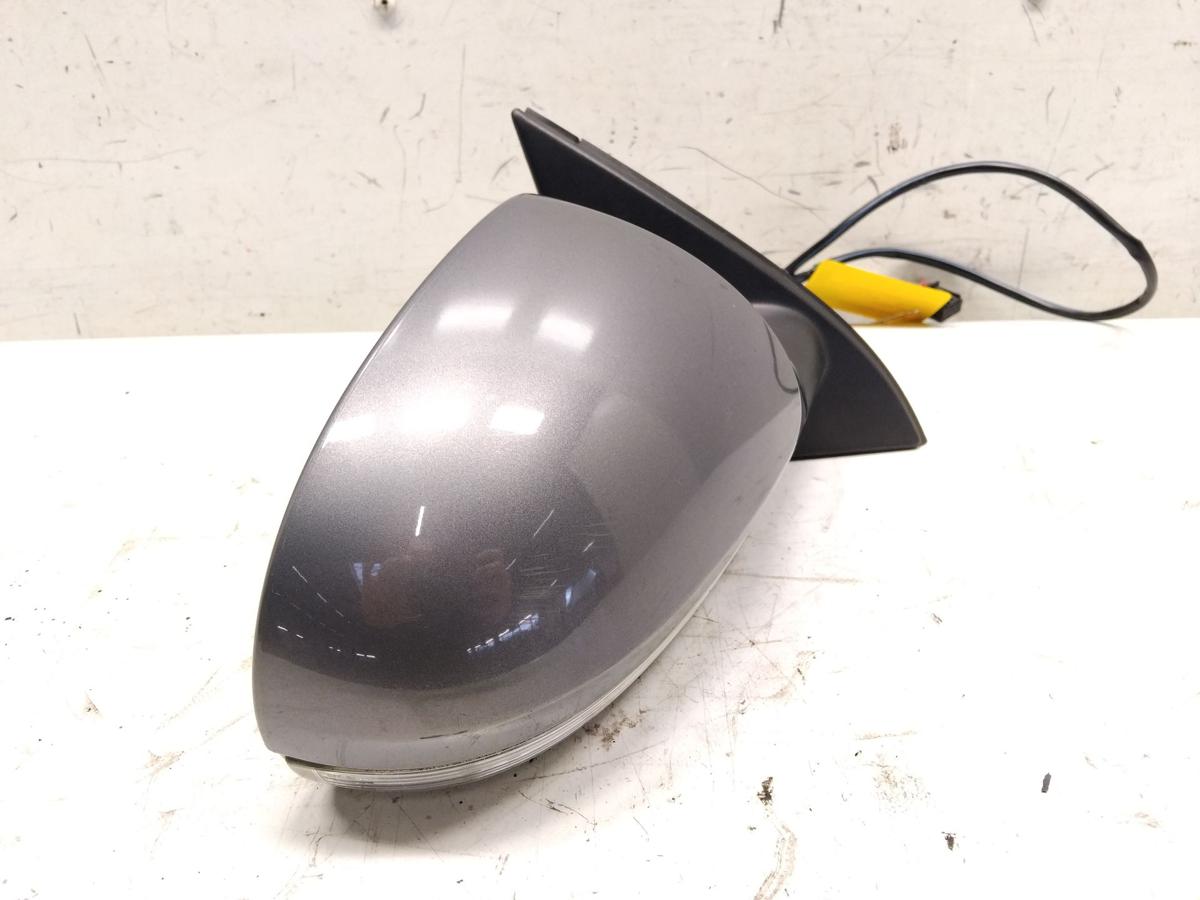 VW Passat 3C orig Au&szlig;enspiegel rechts LA7T United Grey elektrisch beheizt BJ2007