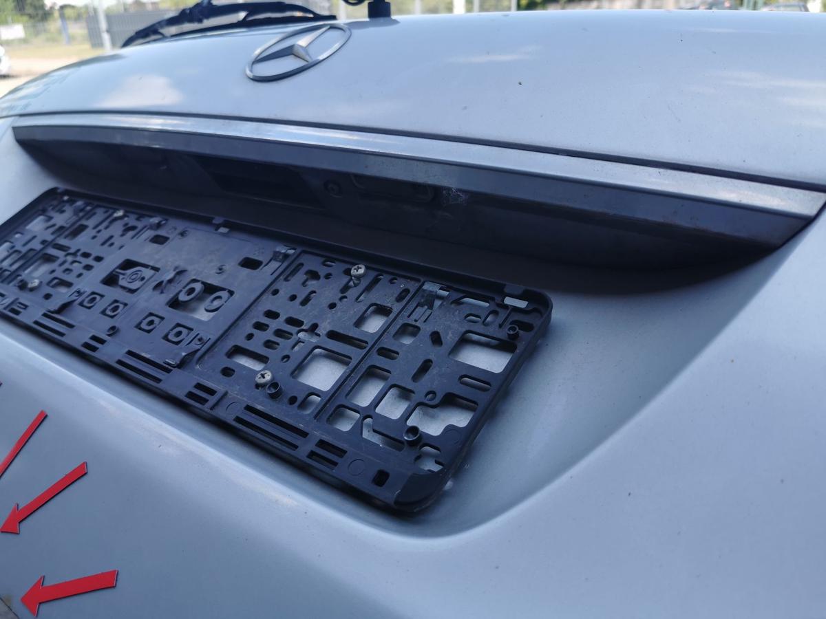 Mercedes E Klasse S211 Heckklappe Kofferklappe mit Scheibe Roh 744 Brillantsilber