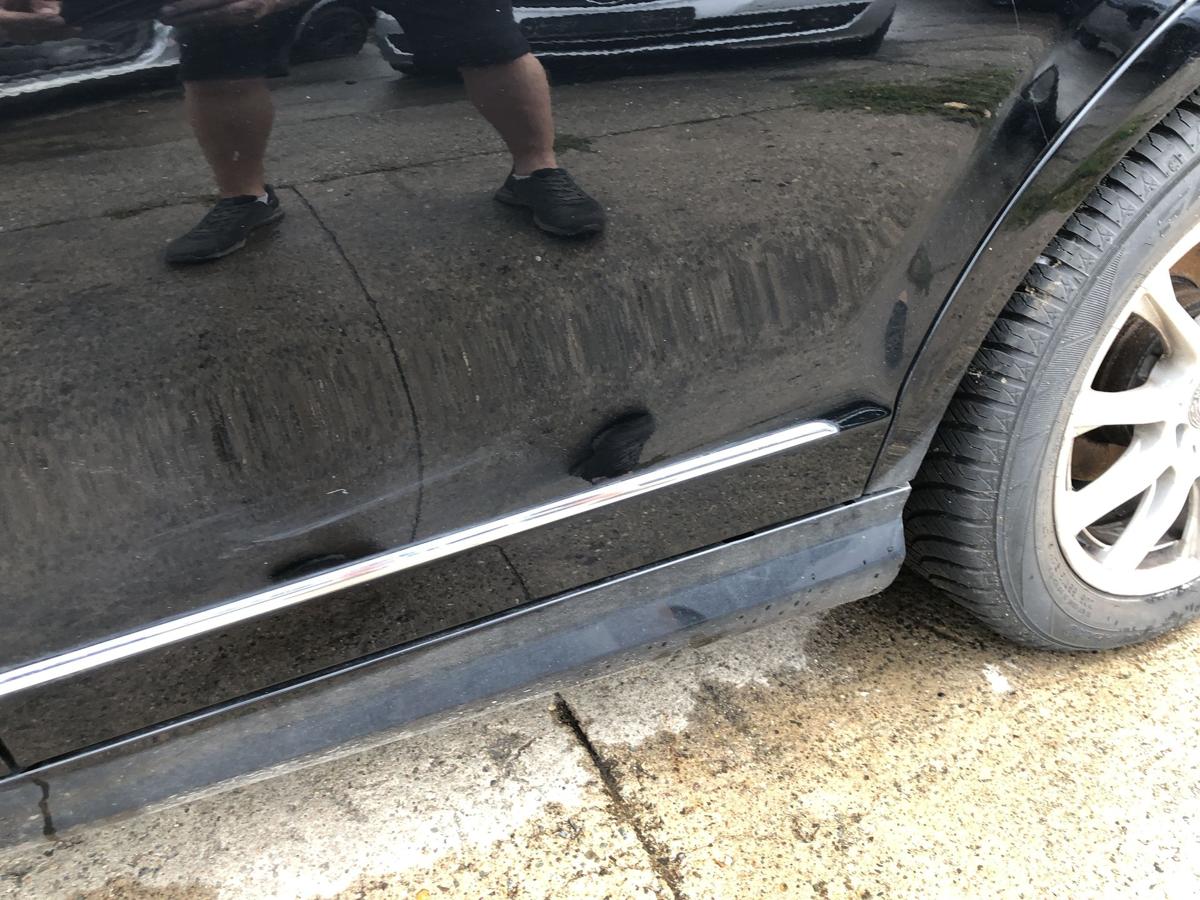 Mercedes C-Klasse W204 Mopf T&uuml;r hinten links Fondt&uuml;r Rohbau Limo 040 schwarz