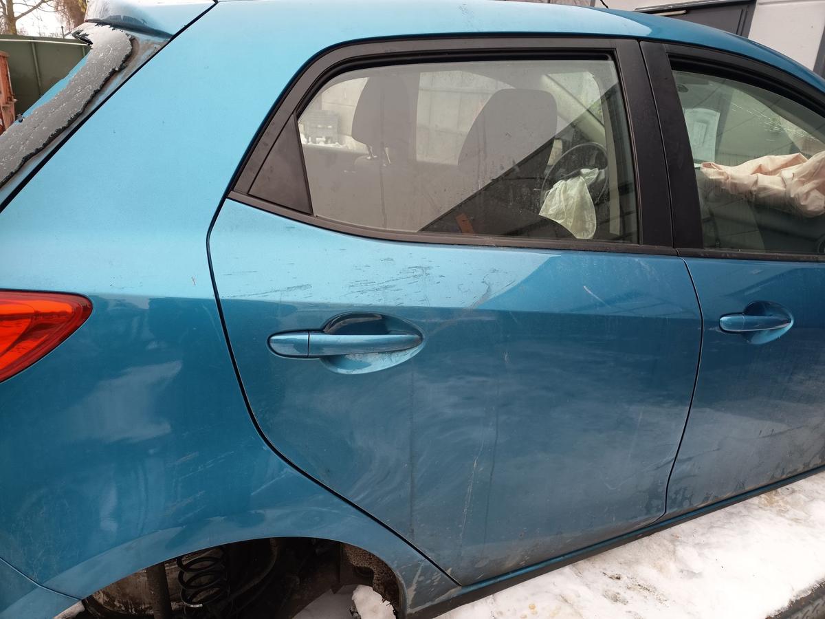 Mazda 2 DE original T&uuml;r hinten rechts 40E Faroblau met Baujahr 2010