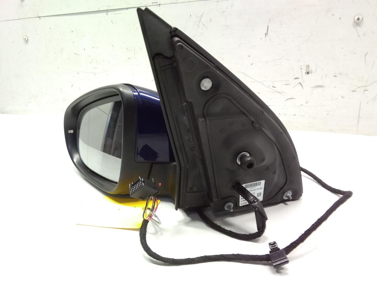 VW Golf 6 original Außenspiegel links elektrisch&beheizt BJ2010 6 PIN LD5Q Shadow Blue