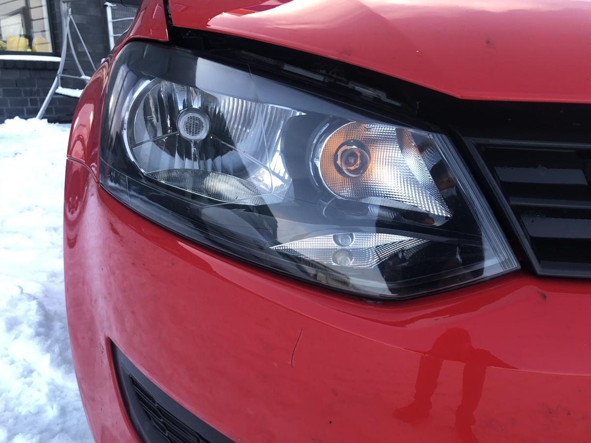 VW Polo 6R Scheinwerfer rechts Headlight 6R1941016E Frontscheinwerfer Halogen