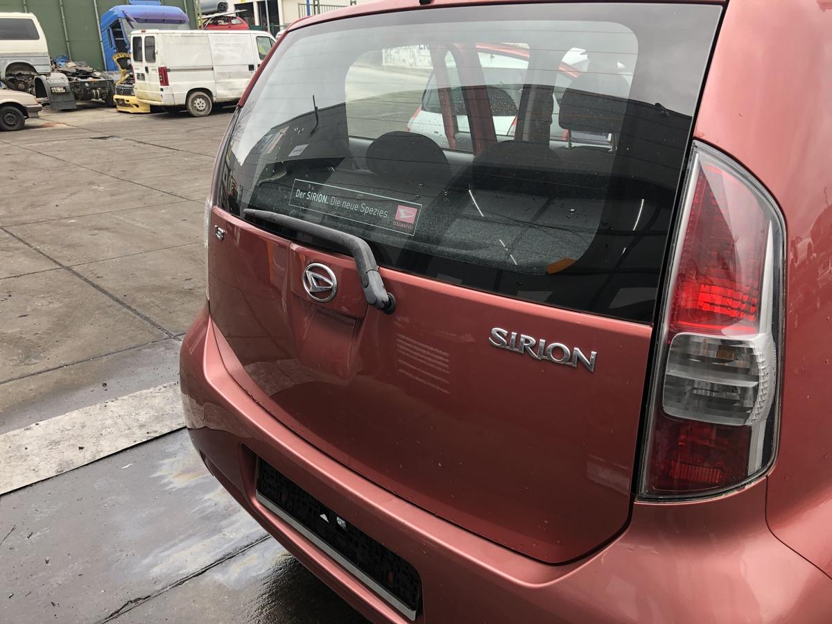 Daihatsu Sirion M300 original Heckklappe mit Scheibe R43 Korall Bj 2005