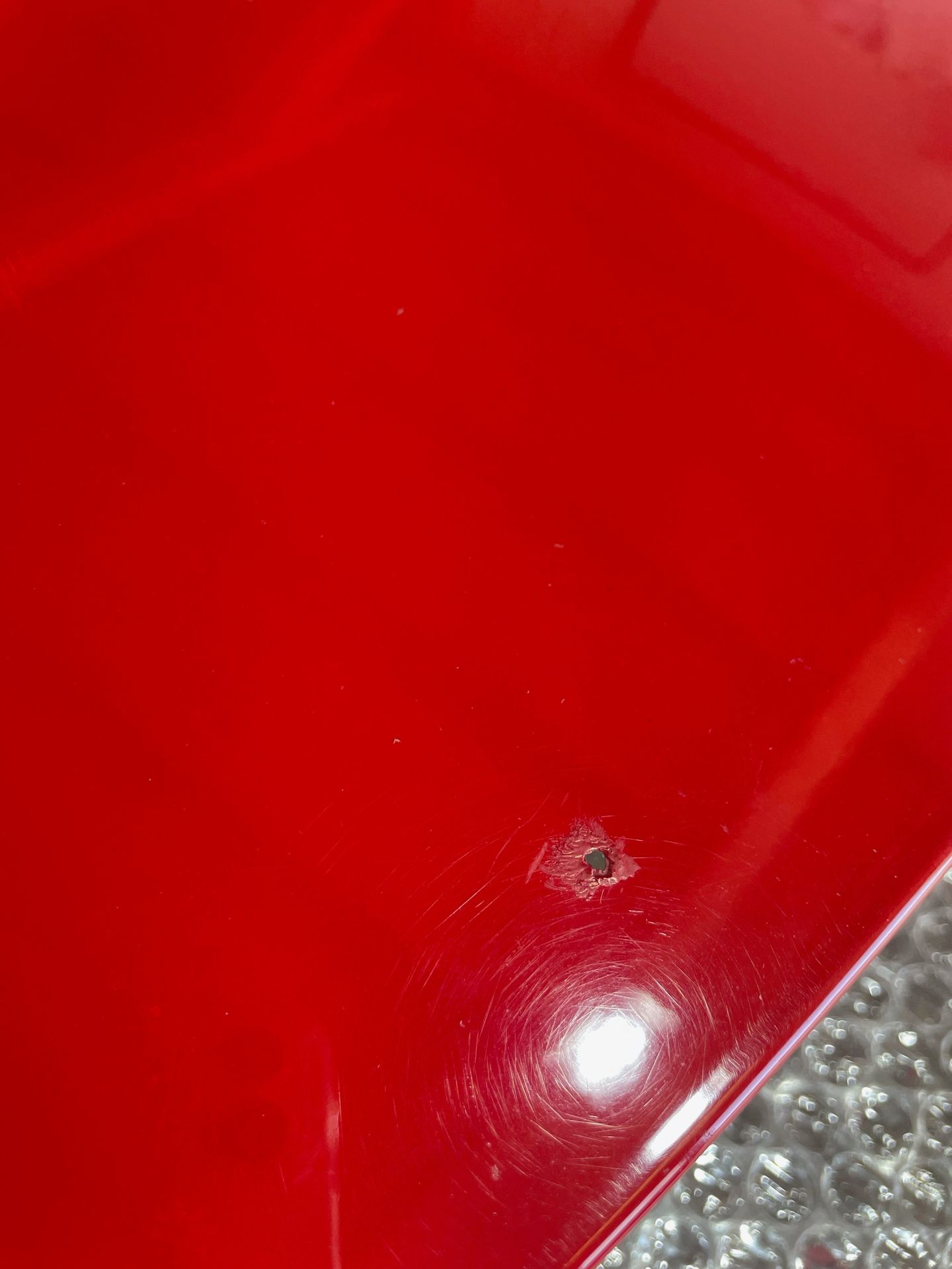 Peugeot 207 original Motorhaube KKN Rot Aden BJ09