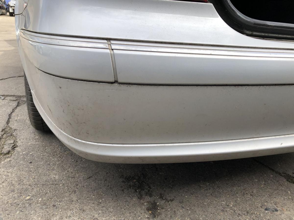 Mercedes E Klasse W211 Limo Sto&szlig;f&auml;nger hinten Hecksch&uuml;rze ohne PDC 744 silber