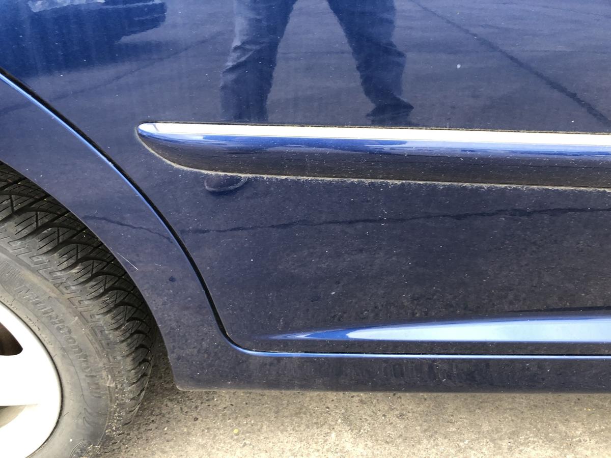 Peugeot 207SW T&uuml;r hinten rechts Fondt&uuml;r Kombi im Rohbau KPL Montebello blau