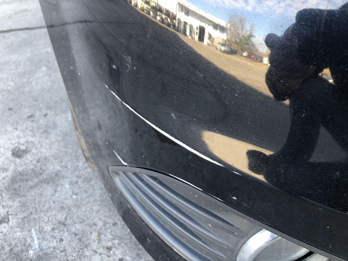 Ford Focus DA3 ab07 Sto&szlig;f&auml;nger vorn Frontsch&uuml;rze Nebel Kratzer Pantherschwarz