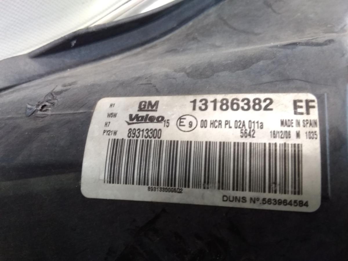 Opel Corsa D original Scheinwerfer rechts chrom Valeo Halogen mit LWR BJ2006