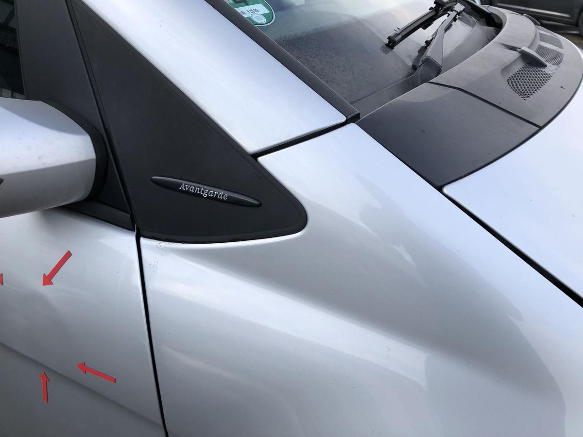 Mercedes A Klasse W169 Kotfl&uuml;gel rechts Fender Polarsilber Radverkleidung