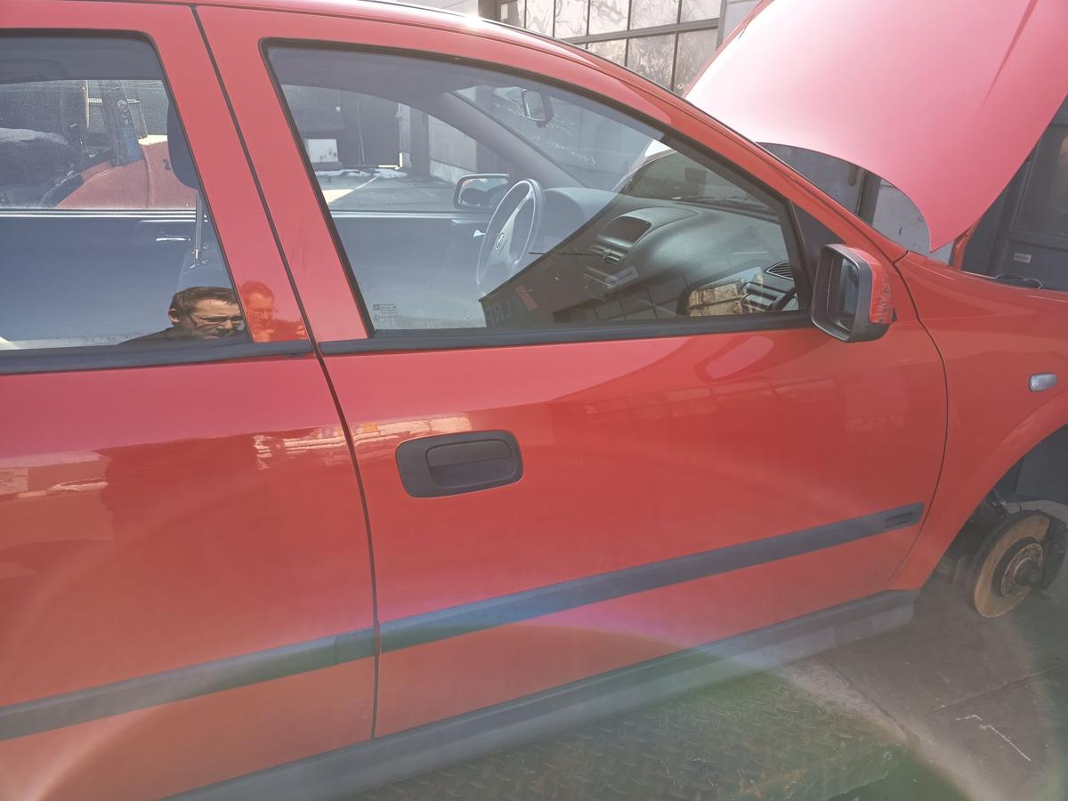 Opel Astra G 5 T&uuml;rer original T&uuml;r vorne rechts Y547 Magmarot Baujahr 1998