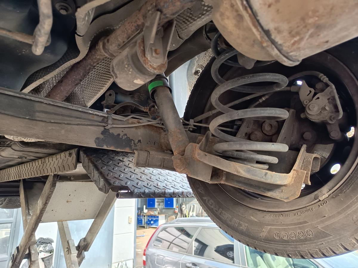 Renault Kangoo II original Hinterachse Tr&auml;ger scheibengebremst 555113267R Bj2008