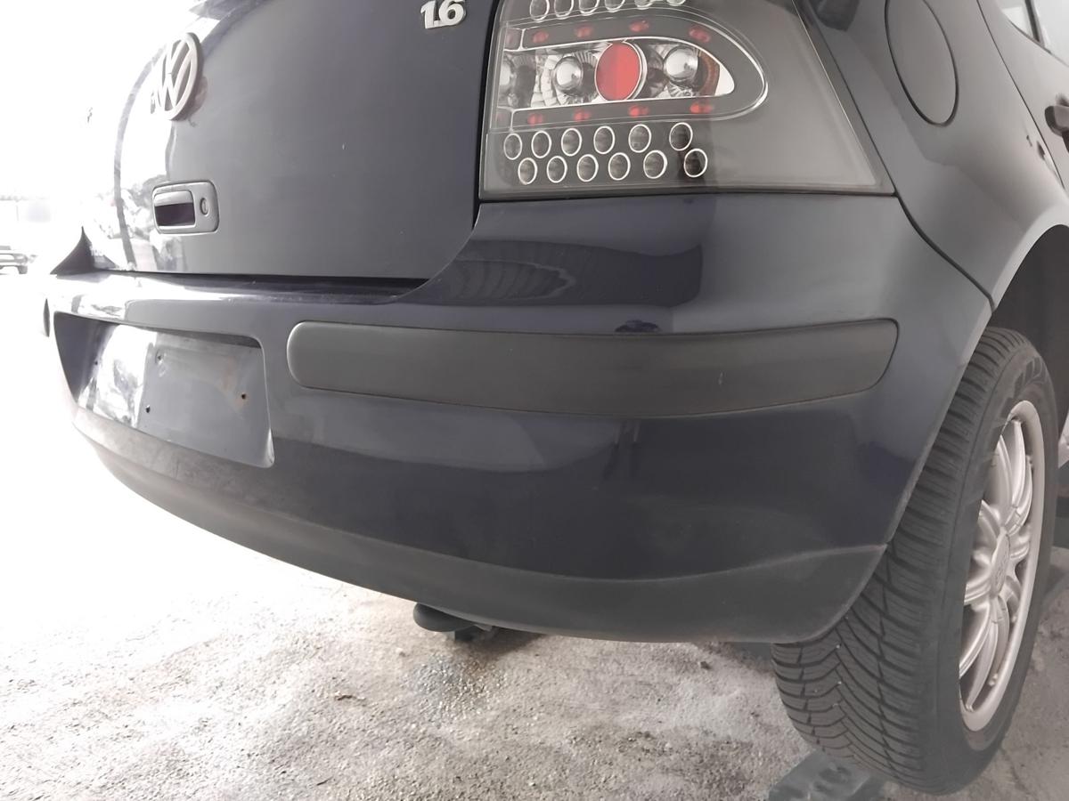 VW Golf 4 1J Flie&szlig;heck orig Sto&szlig;f&auml;nger Sto&szlig;stange hinten BJ2000 LB5N Indigoblau