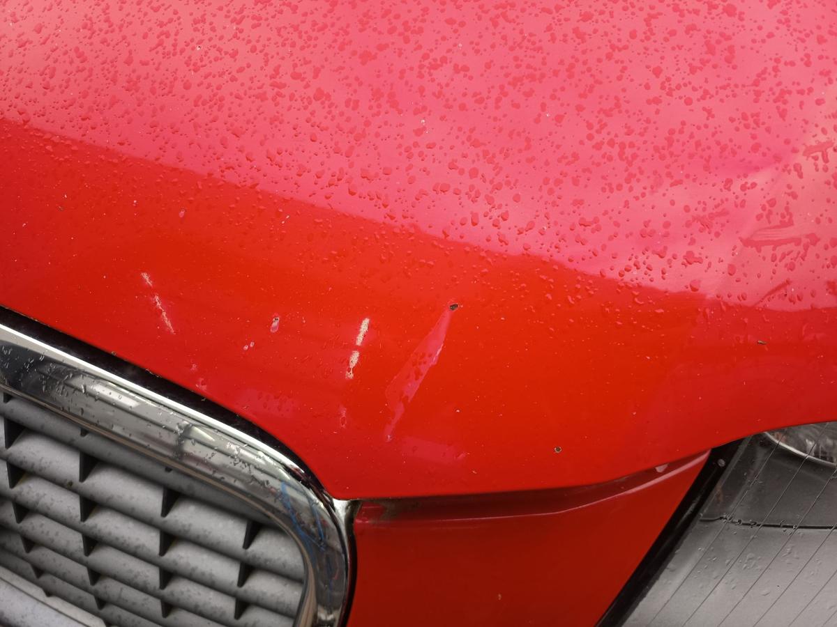 Audi A3 8PA original Motorhaube Klappe Deckel vorn Front Y3J Brillantrot Bj 2005