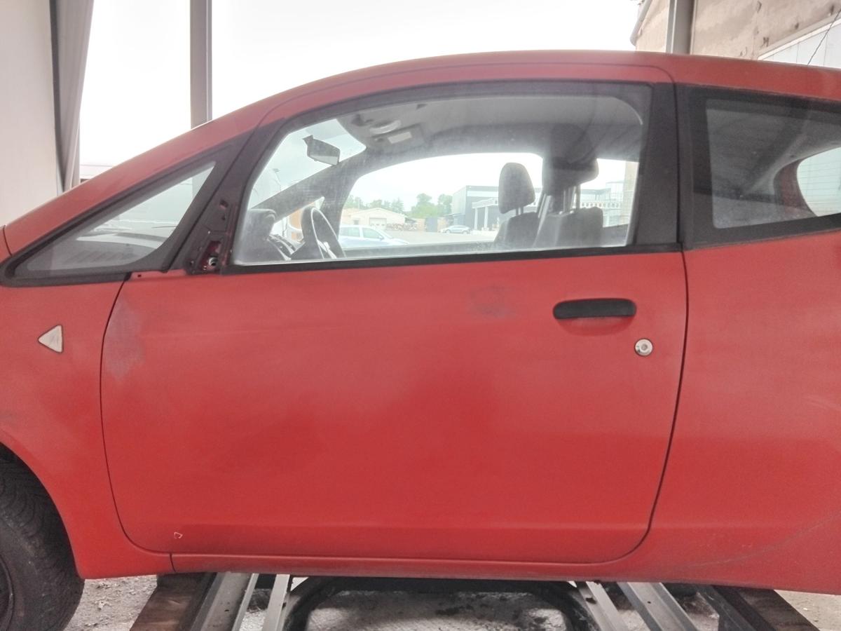 Mitsubishi Colt Z30 Facelift Tür vorn links Fahrertür 3türig BJ2009 P04 Amazonrot