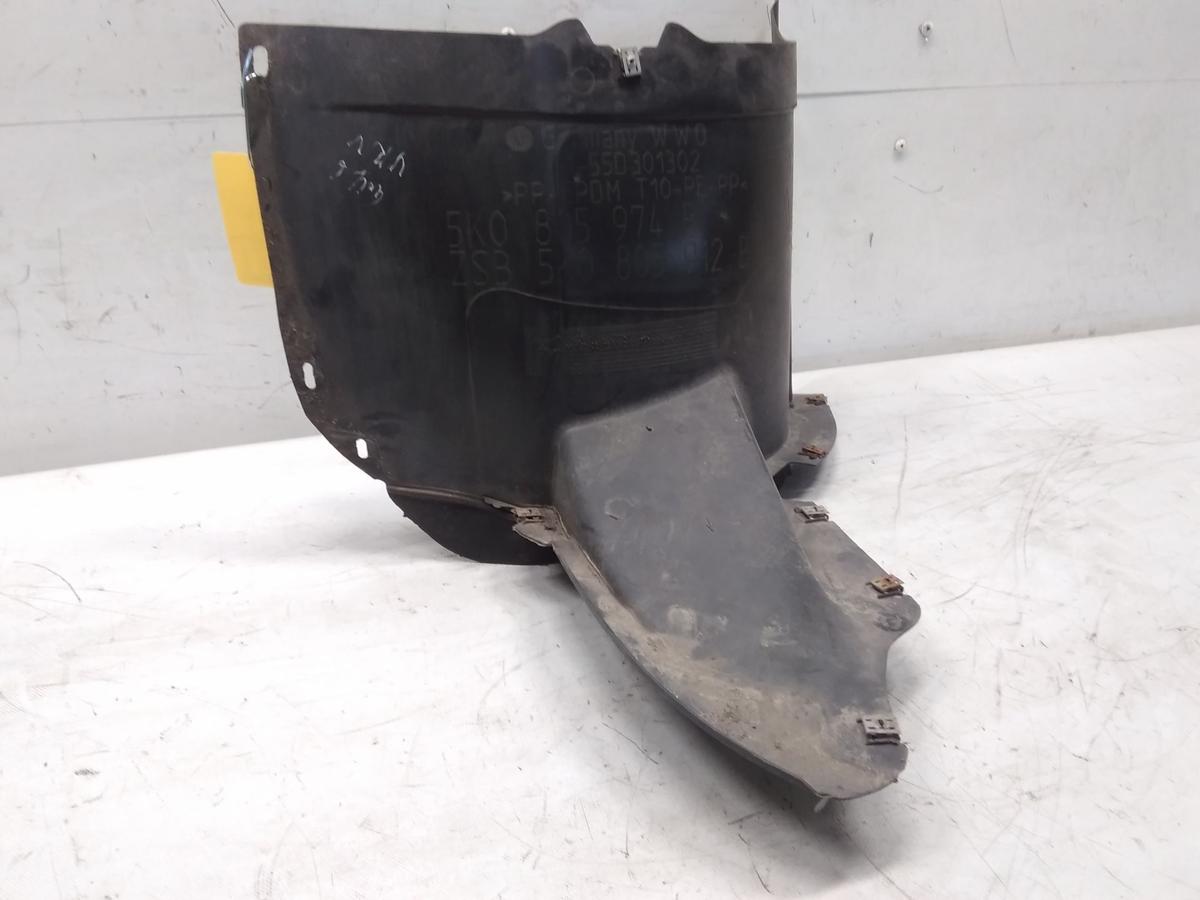 VW Golf 6 original Radhausschale vorn rechts Vorderteil BJ2012