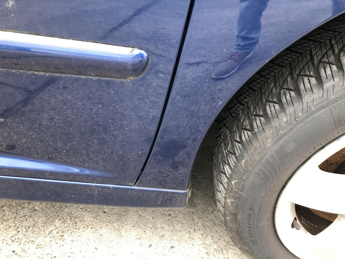 Peugeot 207SW Kotfl&uuml;gel vorn rechts Beifahrerseite Fender KPL Montebello blau
