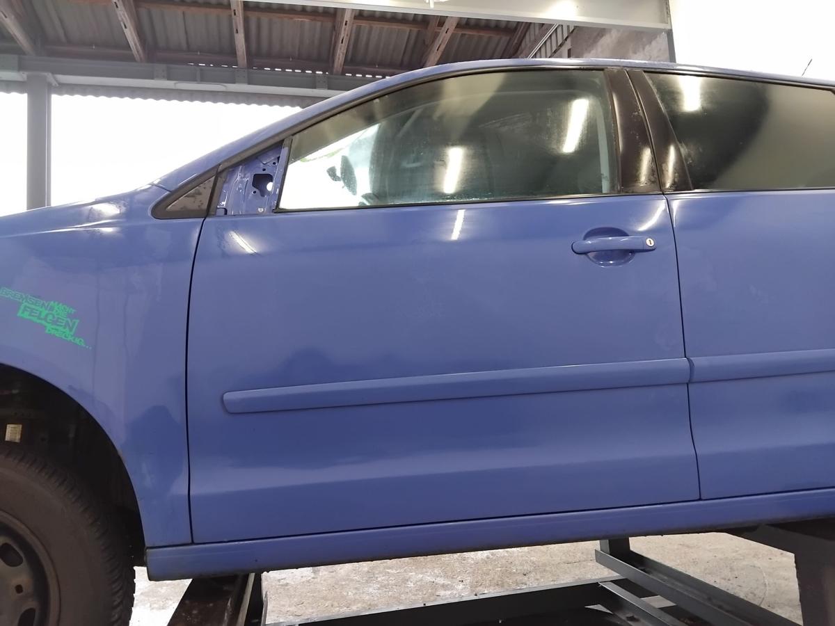 VW Polo 9N3 T&uuml;r vorn links Fahrert&uuml;r 5-t&uuml;rig summerblue LA5F BJ2009