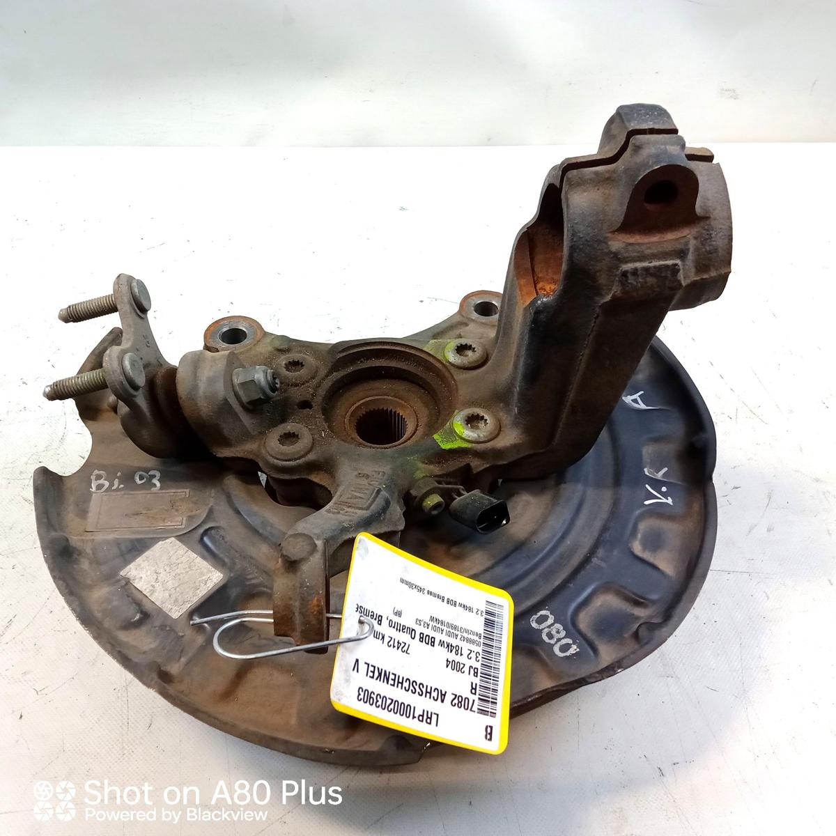Audi A3 8P 3.2 original Achsschenkel Radlagergeh&auml;use Vorderachse rechts Bj.2004