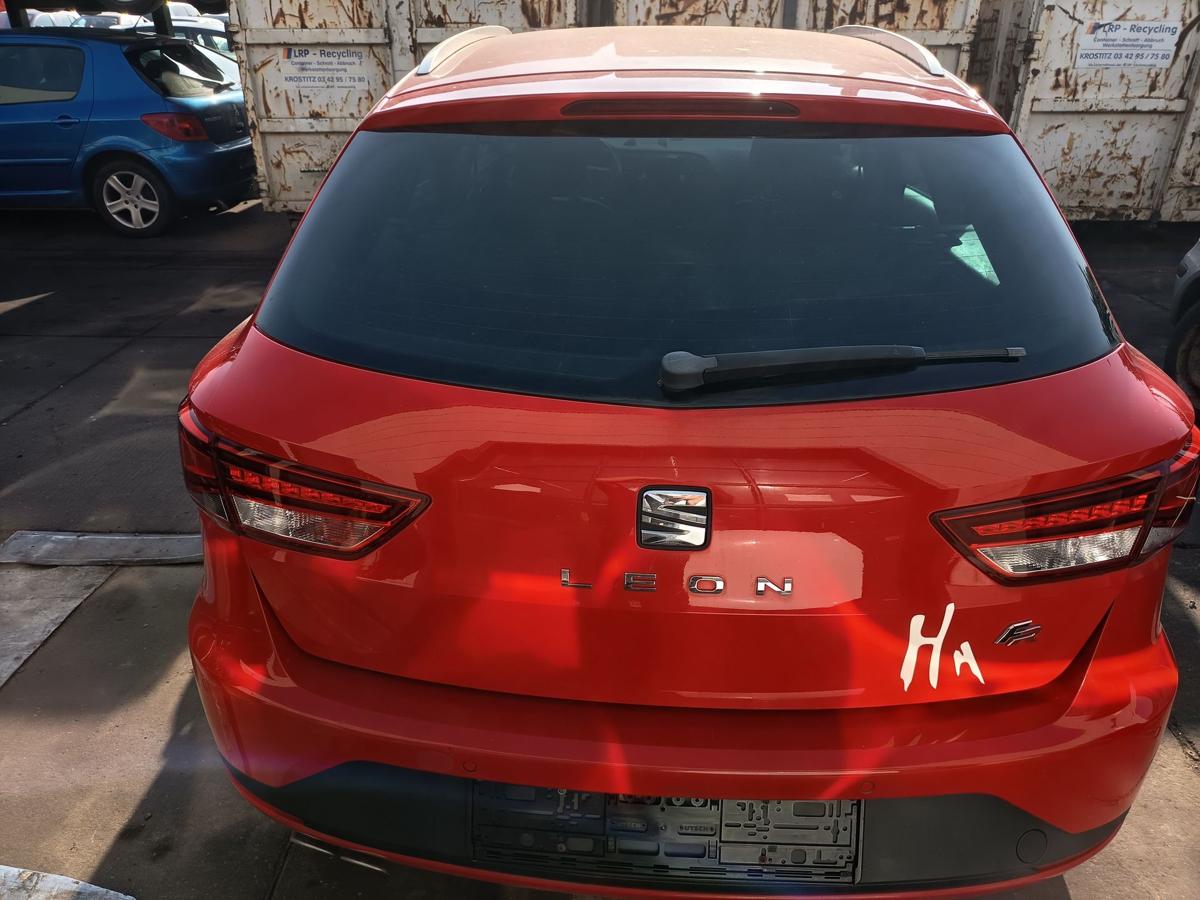 Seat Leon ST 5F original Heckklappe mit Scheibe LS3H Emocion Rot EZ2015