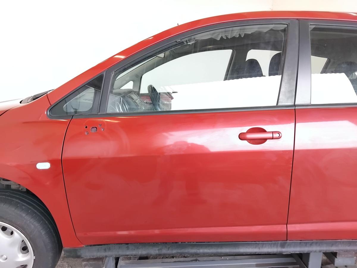 Nissan Tiida C11 T&uuml;r vorn links Fahrert&uuml;r BJ2009 NAC New Red Metallic 5-t&uuml;rig