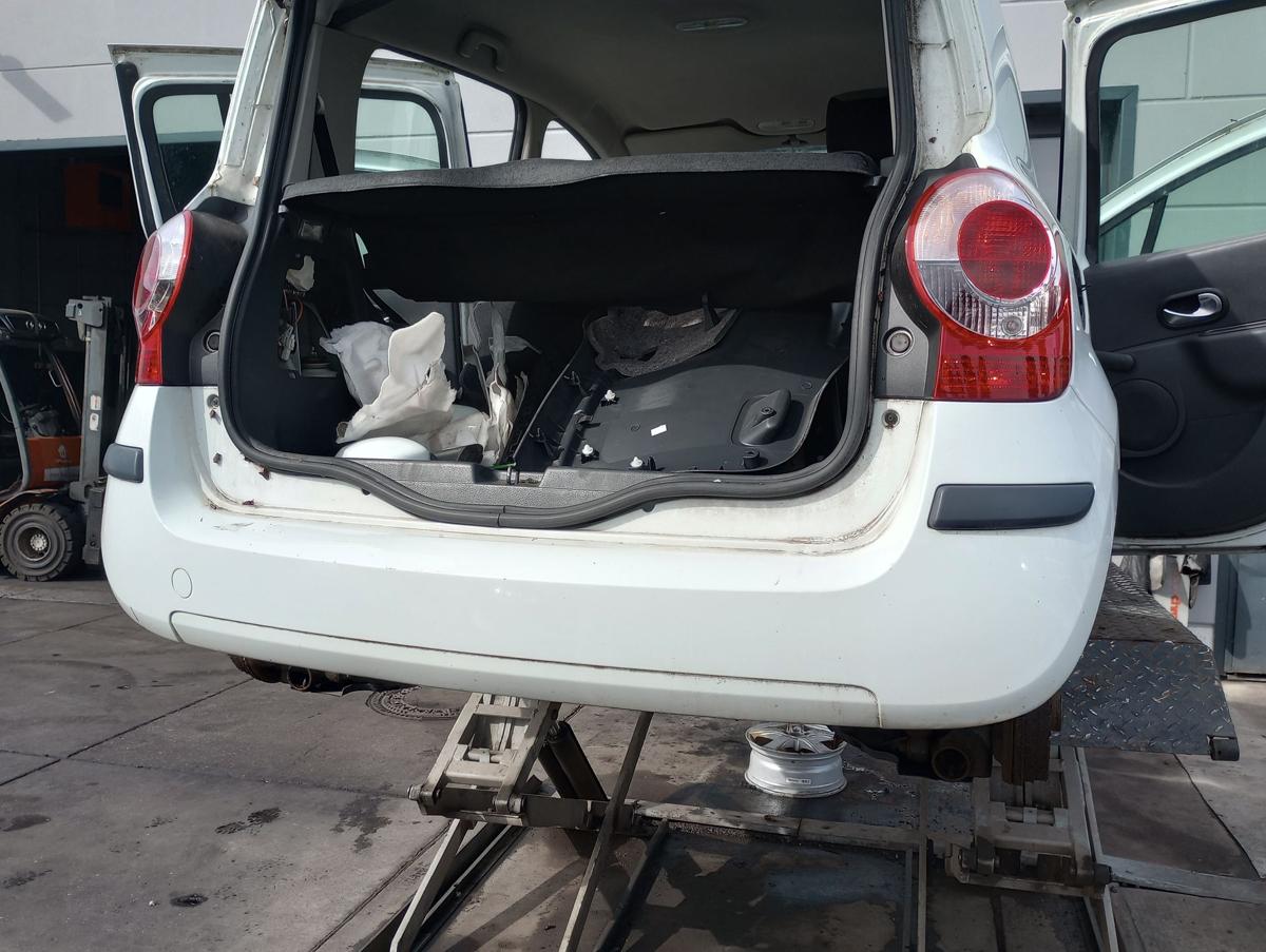 Renault Modus original Stoßstange Stossfänger hinten OV369 Arktisweiss Bj 2006