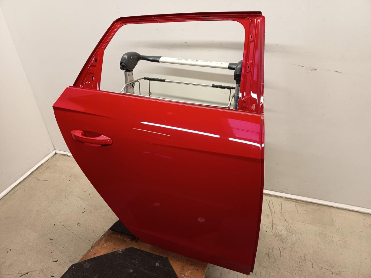 Seat Leon ST original T&uuml;r rechts hinten ohne Anbauteile LS3H Emocion Rot EZ2015