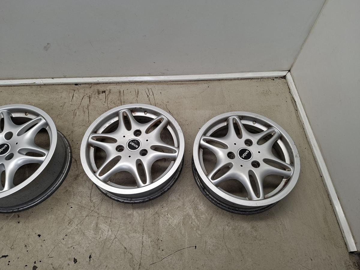 Smart ForTwo Bj 2000 original Alufelgen Satz Starline ohne Reifen