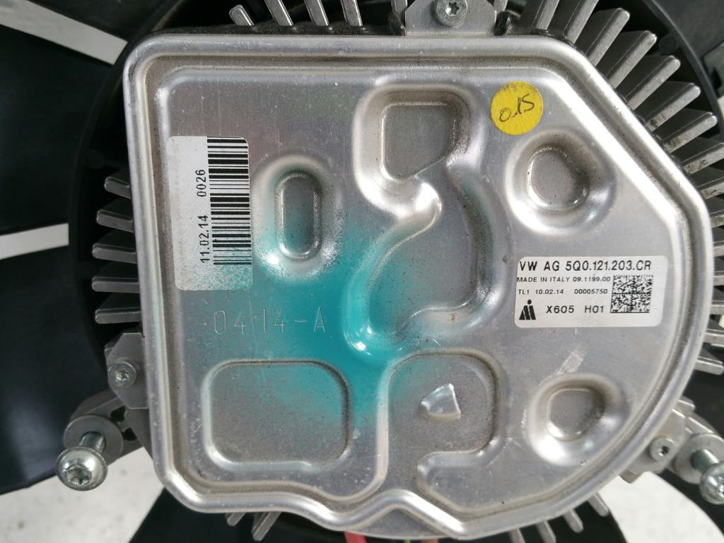 VW Golf 7 VII 5G Kühlerlüfter Elektrolüfter Lüftermotor ohne Zarge OE 440mm