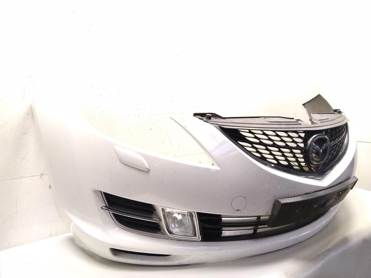 Mazda 6 GH original Sto&szlig;f&auml;nger Sto&szlig;stange vorn weissmetallic mit SRA Bj.2009