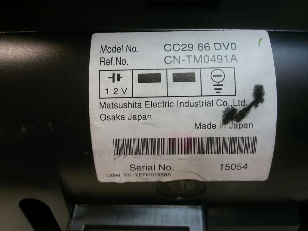 Mazda 5 CR Klappdisplay CC2666DV0 CNTM0491A MATSUSHITA BJ2007