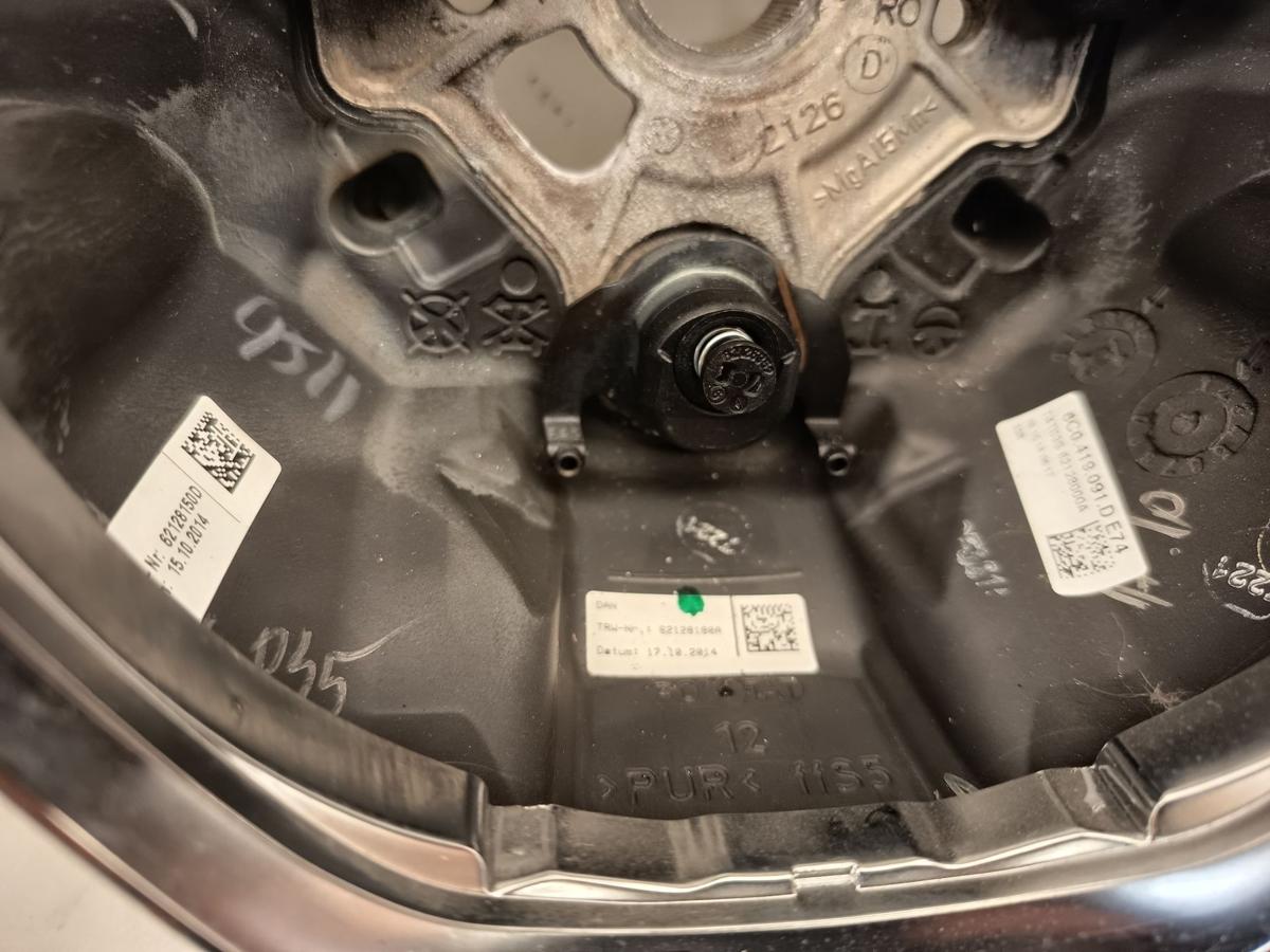 VW Polo V 6C original Lederlenkrad 6C0419091D E74 schwarz Bj 2014