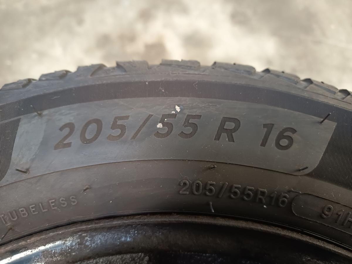 Ford Focus III original Stahlfelgen 6,5x16 ET50 mit Allwetterreifen 205/55 R16