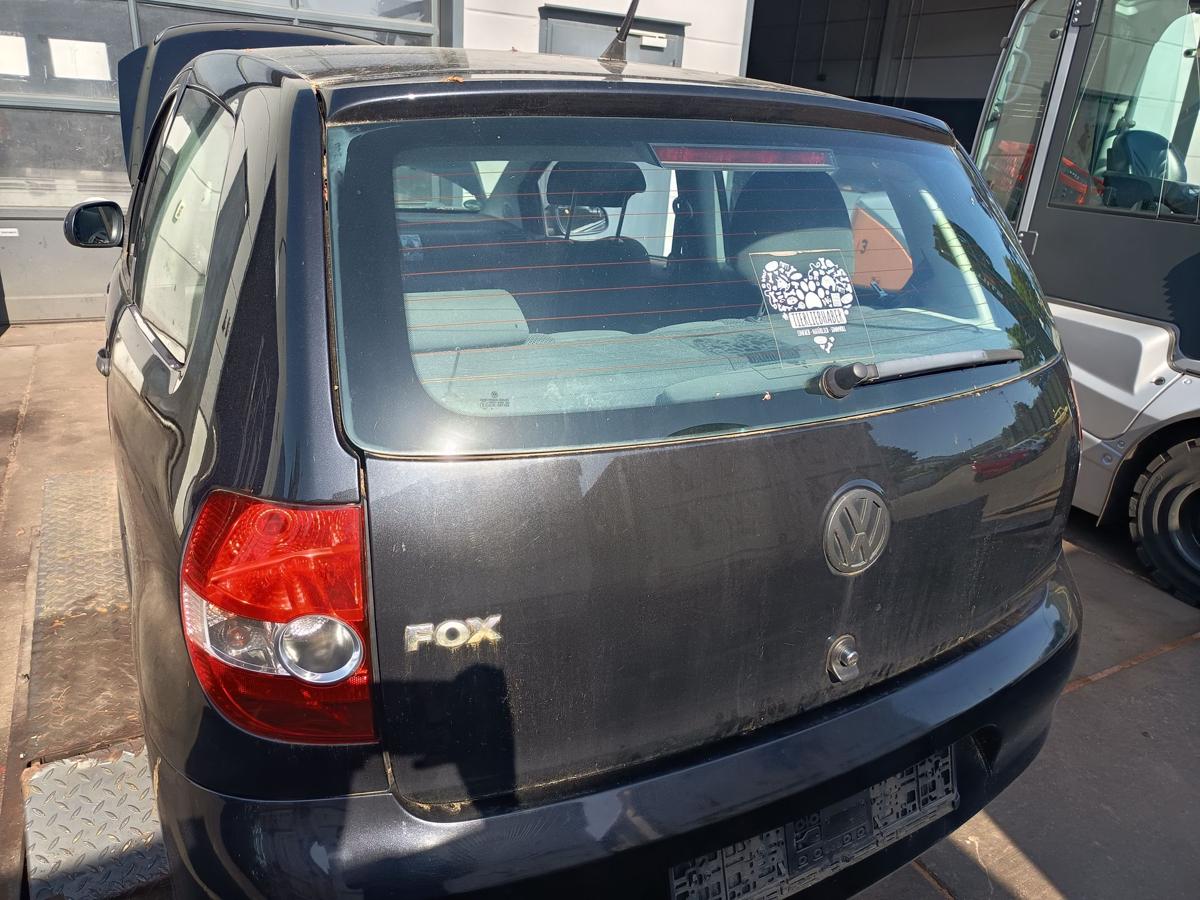 VW Fox original Heckklappe mit Scheibe LC9Z Black Magic Metallic Baujahr 2009