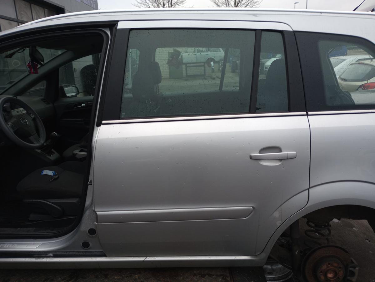 Opel Zafira B original Tür hinten links Fond Z157 Starsilber Bj 2005